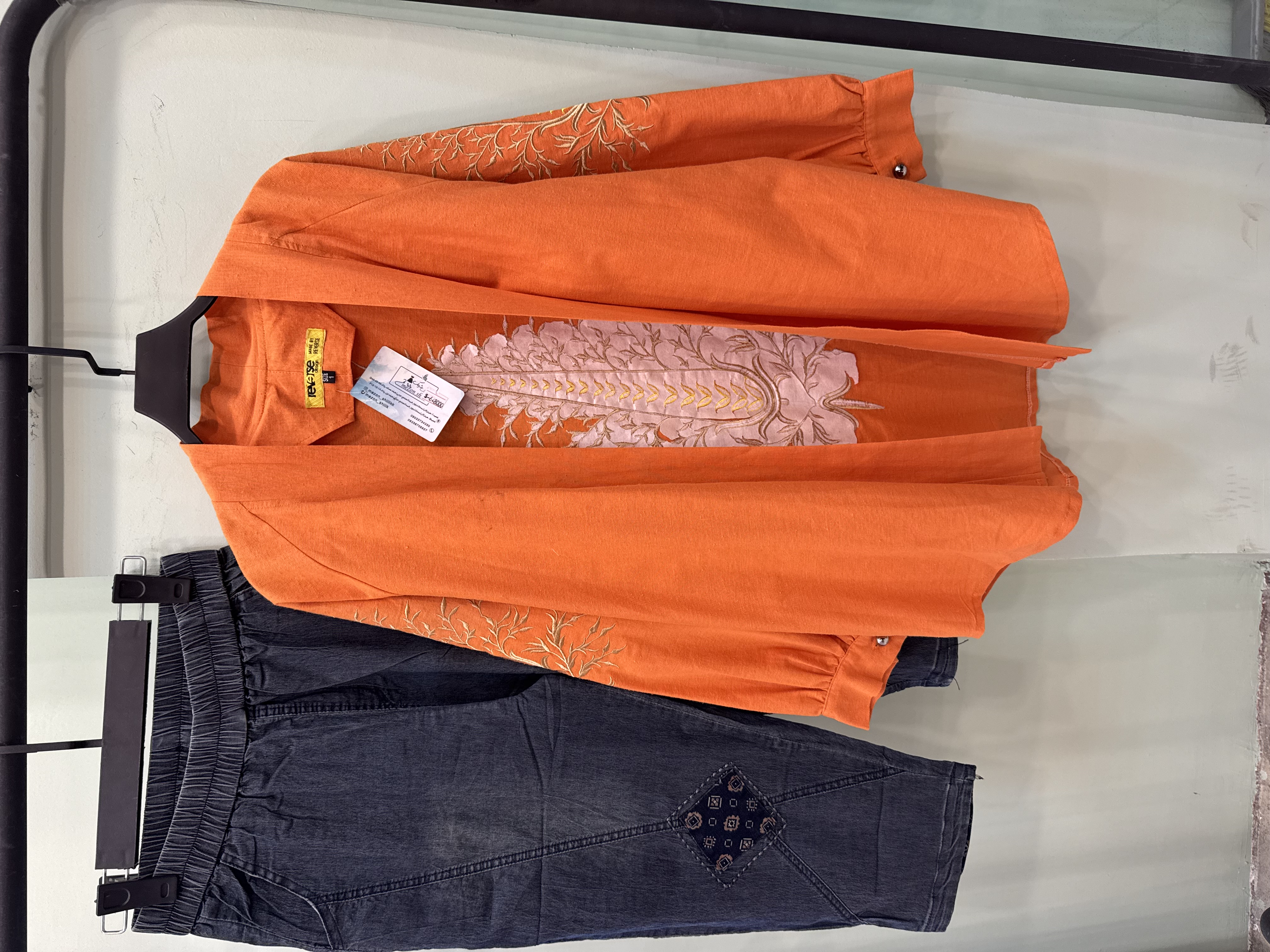 مانتو گلدوزی کد۷۴۳۲