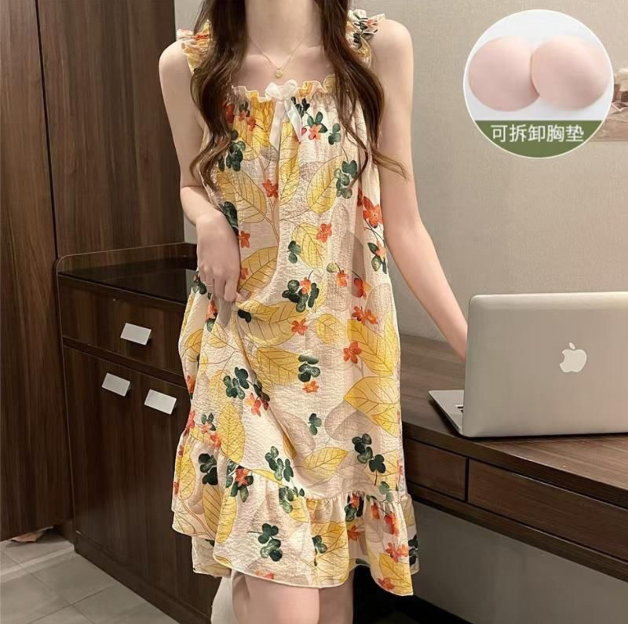 پیراهن کاپدار وارداتی کد۷۶۳۸